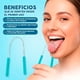 thumbnail image 2 of Limpiador De Lengua De Acero Inoxidable Cuidado Bucal Raspa Lengua, 2 of 12