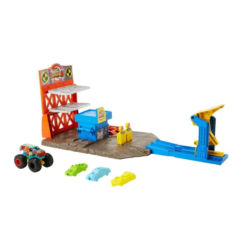 Hot Wheels - Pista De Carrera Estación De Explosiones.