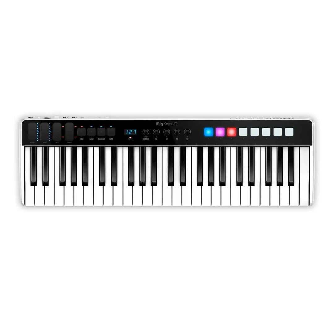 Controlador Midi Con Interfaz De Audio Ik Multimedia Irig Keys I/o 49 – 49 Teclas Profesionales