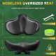 thumbnail image 5 of Asiento de bicicleta Gineoo Noseless de espuma viscoelástica sobredimensionada y cómoda, 5 of 7