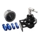 thumbnail image 3 of Regulador de presión de ajustable Universal con manómetro accesorios automotrices piezas de repuesto aleación de aluminio 200-800Kpa con 4 Negro, 3 of 5
