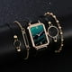 thumbnail image 2 of 1pc Round Pointer Quartz Watch & 4pcs Bracelet, 2 of 5