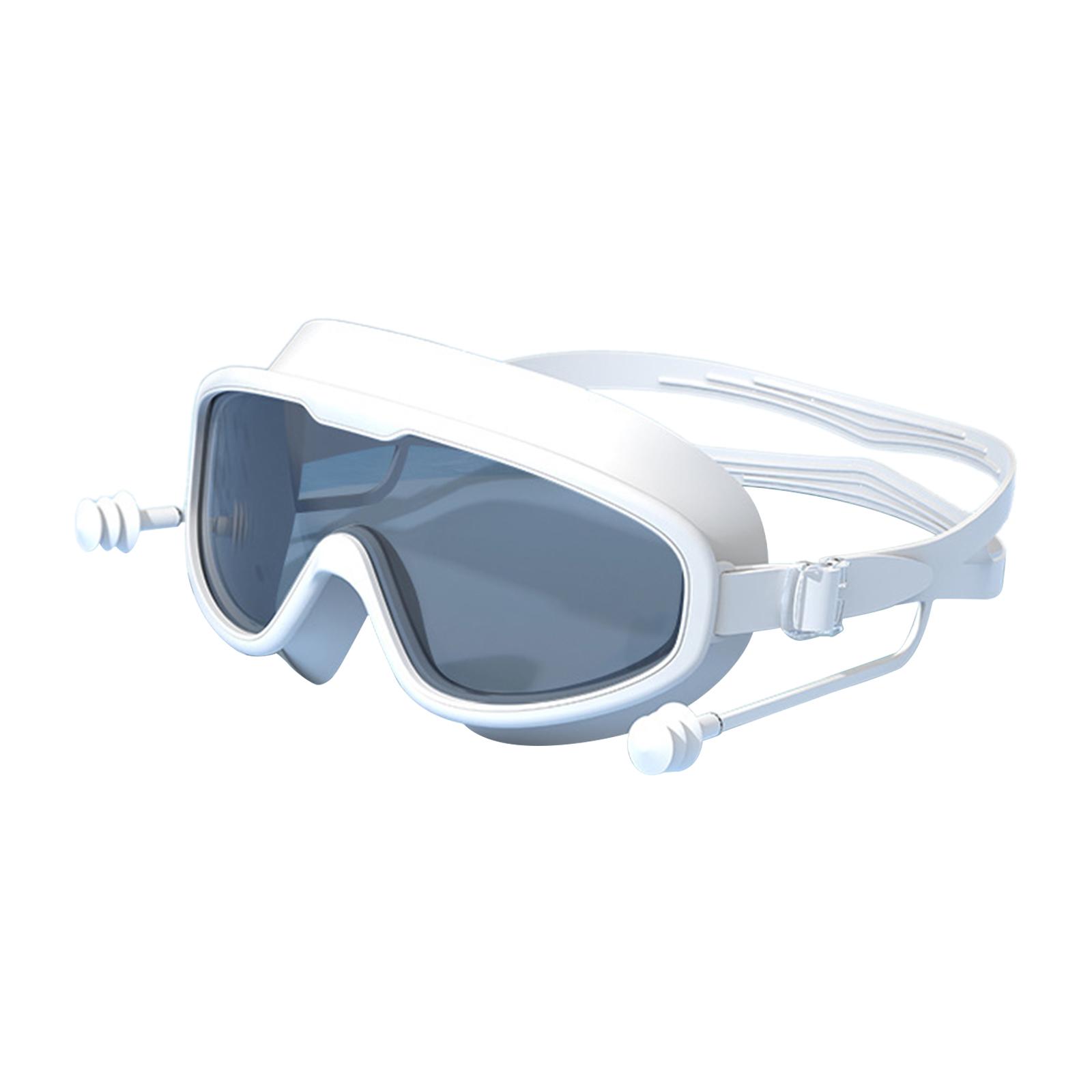 Magideal - Gafas De Natación, Gafas De Natación Con Tapón Para Los Oídos Tapones Para Los Oídos A Prueba De Fugas Gafas De Visión Amplia Gafas De Natación Para D Estilo D