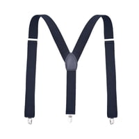Xusx111 - Suspendente Para Hombres - Suspendentes Ajustables Con Clip-On Para Hombres Con Clips Fuertes De Resistencia Pesada (Azul Marino)