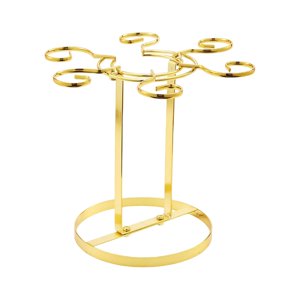 Bothyi - 1 Paquete De Estante Para Secar Tazas, Soporte Para Vasos Con 6 Ganchos, Acero Inoxidable Para Barra Casera