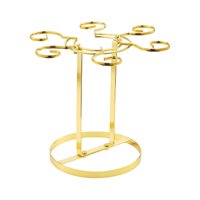 Bothyi - 1 Paquete De Estante Para Secar Tazas, Soporte Para Vasos Con 6 Ganchos, Acero Inoxidable Para Barra Casera