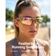 thumbnail image 4 of Gafas de sol Meeloog MJTT951653 UV400 envolventes con lente rosa, 4 of 8