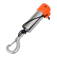 Magideal - Tech Cave Diving Noise Maker Signal Bell Con Tapa Scuba Rattle Stick Silver Con Clip Antideslizante Point Rod Signal Diving Scuba Lobster Stick , Tipo De Gancho