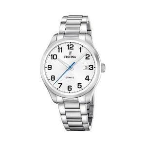 Reloj F20736/1 Festina Blanco Hombre Acero Clasico