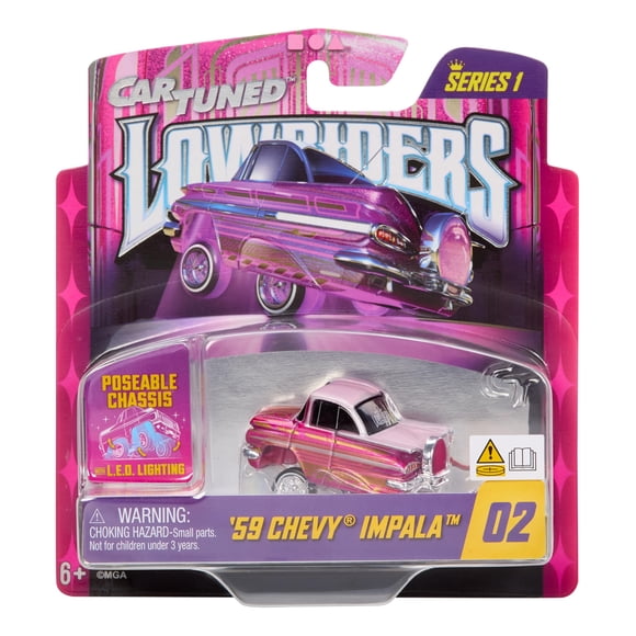 Coche fundido MGA Entertainment CarTuned Lowrider 1959 Chevy Impala