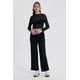 thumbnail image 4 of Polera Mujer Textura Flock Negro, 4 of 4