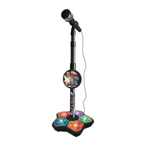 Bothyi - Juguete Con Micrófono Para Cantar Música Con Luces Intermitentes Para Escenario, Regalos De Cumpleaños Para Niños, Color Negro