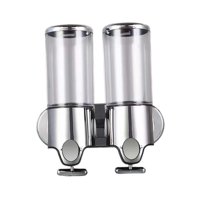 Bothyi - Dispensador De Ducha Antideslizante Con Botella De Bomba Recargable Para Inodoro De Hotel, Restaurante, 2 Ranuras