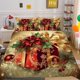 thumbnail image 1 of Christmas Eve Gifts Kids Decor Quilt Duvet Cover Set Kids Children3-Piece Bedding Set, 1 of 5