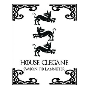 Rienda Libre Graphics - Decomural House Clegane Game Of Thrones Ws-34184