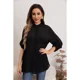 thumbnail image 3 of Blusa Mujer Lino Algodón Premium Liviana manga Larga Cuello Mao 8055, 3 of 3