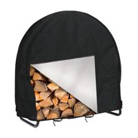 Xusx111 - Cubierta De Bastidor De Tronco De Leña, Cubierta De Aro De Tronco Impermeable Al Aire Libre, Alfombra De Almacenamiento De Pila De Madera Seca Resistente Al Viento Resistente A Los Rayos Uv