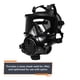 thumbnail image 3 of Máscara antigás MIRA SAFETY CM-8M de cara completa CBRN con cantimplora, 3 of 7