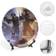 thumbnail image 4 of Halo Plato decorativo de porcelana fina (bone china), plato decorativo de cerámica para hogar, oficina, soporte de pared, platos decorativos para dormitorio - 6 pulgadas (15 cm), 4 of 6