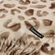 thumbnail image 3 of Bufanda Tipo Cashmere Estampado animal print leopardo Mujer con Flecos Invierno blanco Talla Única, 3 of 6