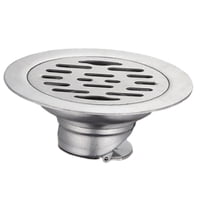 Bothyi - Escurridor De Suelo 10 Cm Salida De Agua De Piscina Portátil Para Inodoros Accesorios De Ducha 9,8 X 4,8 Cm Individual