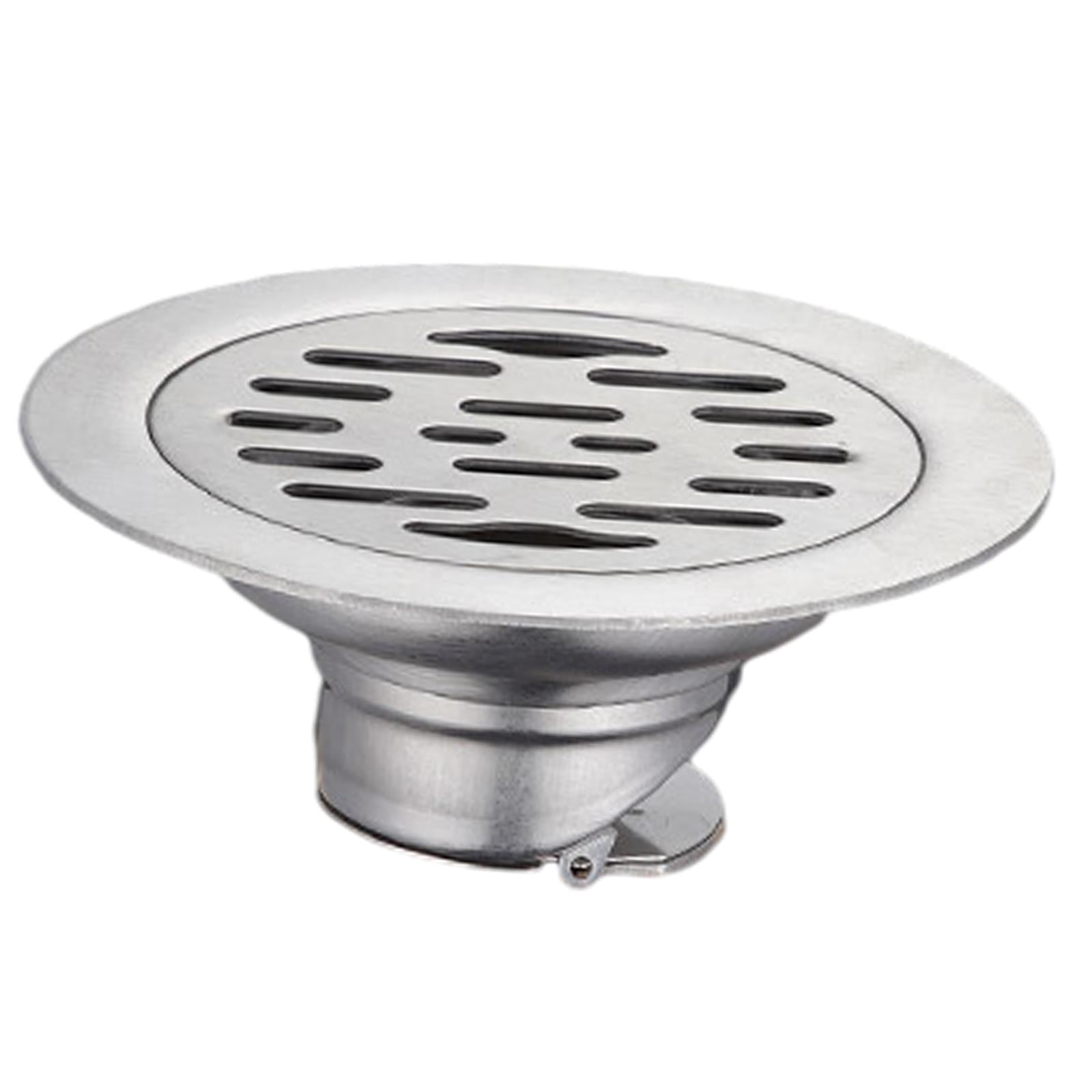 Bothyi - Escurridor De Suelo 10 Cm Salida De Agua De Piscina Portátil Para Inodoros Accesorios De Ducha 9,8 X 4,8 Cm Individual