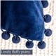 thumbnail image 4 of Pack De 02 Fundas De Cojín De Terciopelo Con Pompon 45x45 Amarino, 4 of 4