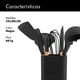 thumbnail image 3 of Set de Utensilios de Cocina Silicona Madera Negro, 3 of 6