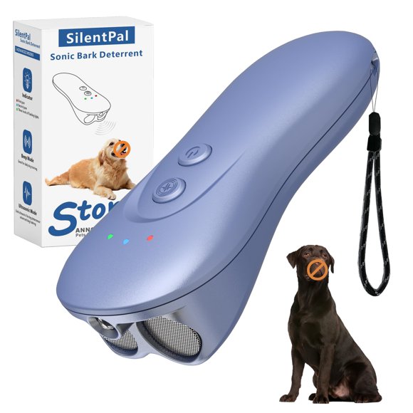 Dispositivo Silenciador de Ladridos SILENTPAL Recargable Alcance de 4.5 m