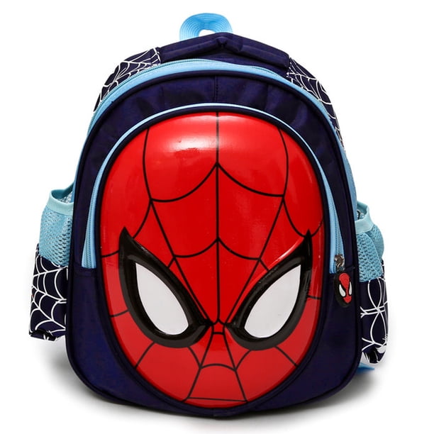 Disney Children's School Bag Kindergarten Boy Marvel Spider-man Backpack Large Class Bag Boy Cute Travel Lightweight Backpack