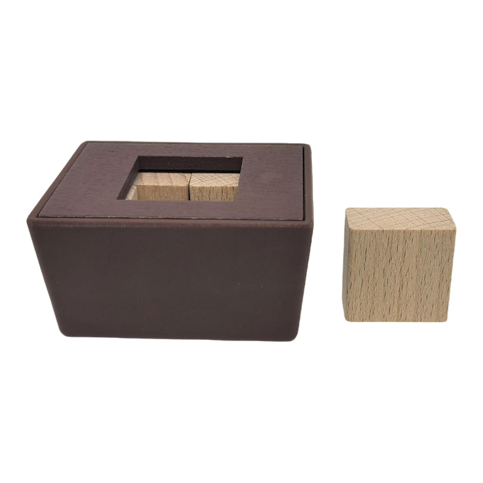 Bothyi - Rompecabezas De Madera 3d Con Forma De Cubo, Relajante, Para Niños, Regalo Creativo, Cuadrado.