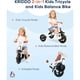 thumbnail image 2 of Bicicleta 2 en 1 KRIDDO Triciclo Balance Blanco Luz 2 a 5 años, 2 of 3