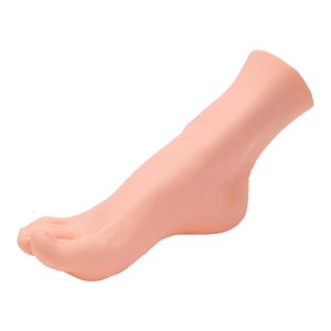 Magideal - Maniquí Femenino De Tamaño Natural Pie Falso Manicura Película Accesorios Joyería Calcetín Exhibición , Pie Derecho