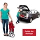 thumbnail image 4 of Radio Flyer Stroller Wagon 3 en 1 EZ Fold con toldo rojo, 4 of 9
