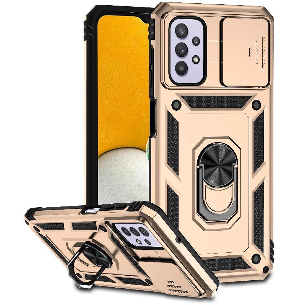 Estuche Gangxun Para Samsung Galaxy A32 5g, Soporte Giratorio 360°, Estilo Mecánico Y Magnético