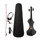 thumbnail image 2 of Set Violín Eléctrico Silencioso 4/4 Fiocias Negro, 2 of 5