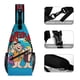 thumbnail image 3 of Los Picapiedra Riñonera Bandolera con Estampado Integral para Hombres y Mujeres, Bolso Cruzado Gráfico de Tendencia, Mochila de Hombro Streetwear para Ciclismo y Deportes, Riñonera Versátil Casual, 3 of 6