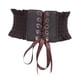 thumbnail image 2 of Mujer Charm Cintura Ancha Bajo El Pecho Cosplay Pajarita Elástica Cintura Alta Marrón Oscuro., 2 of 3
