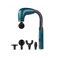 Genérica - Masajeador Pistola Muscular Con Mango Extendido Recargable