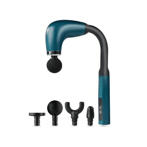 Genérica - Masajeador Pistola Muscular Con Mango Extendido Recargable