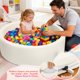 thumbnail image 3 of Piscina de Pelotas de Espuma SIUUHOVS 90 cm x 30 cm Blanca para Niños Pequeños, 3 of 6