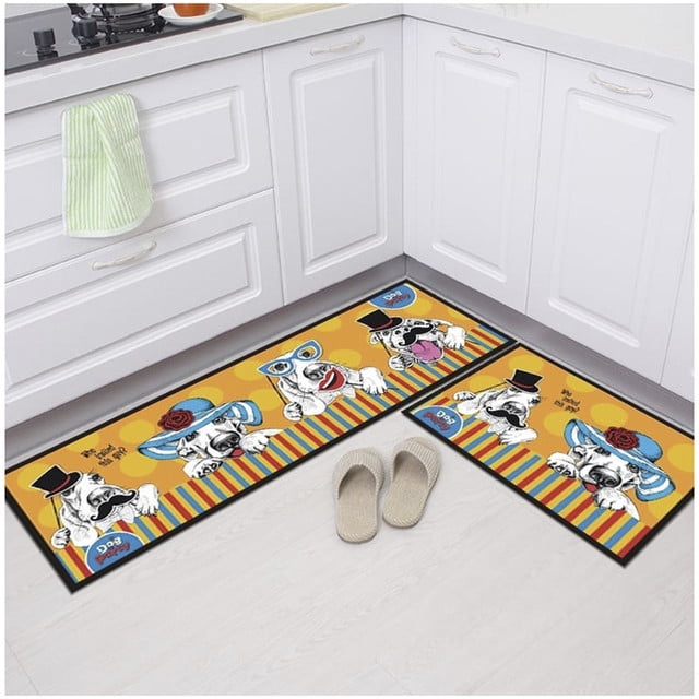 Top Lucky - Pack De 02 Alfombra Para Cocina Con Antideslizantes-26