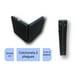 thumbnail image 3 of Colchoneta Negra Deportiva 120x60 2 pliegues 5 cm de grosor PA-K1, 3 of 3