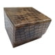 thumbnail image 2 of Caja Para Baraja De Cartas Coleccionables, Almacenamiento De Piel Sintética Para álbum De Cartas De Fútbol TCG, Color Marrón Oscuro, 2 of 5