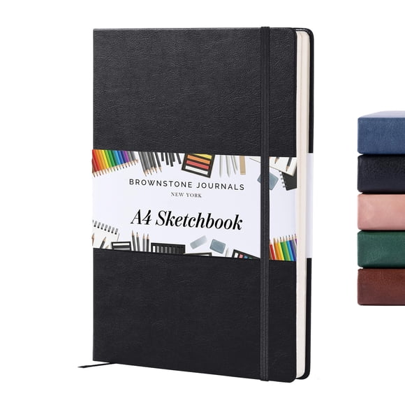Cuaderno de Bocetos BROWNSTONE JOURNALS A4 80 Hojas 100 gsm