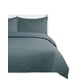 thumbnail image 2 of Cubrecama Quilt De Verano Con Colores Lisos Plaza Y Media Gris Oscuro, 2 of 4