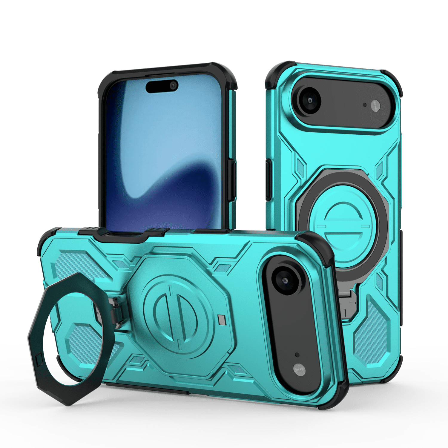 Funda Gangxun Para Iphone 17 Air , Magnética, Ligera, Soporte 360°, Antigolpes