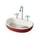 thumbnail image 3 of Jabonera Con Desagüe Jabonera Sin Perforación Autodrenante Para Baño De Hotel Rojo, 3 of 3
