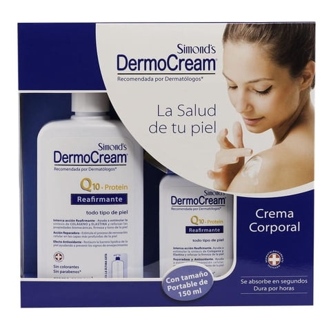 Pack Simonds Dermocream Crema Reafirmante Q10 400 + 150Ml