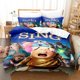 thumbnail image 1 of Sing Bedding Set Bed Set Aldult Kid Bedroom Duvetcover Sets Kawaii Aniem, 1 of 5